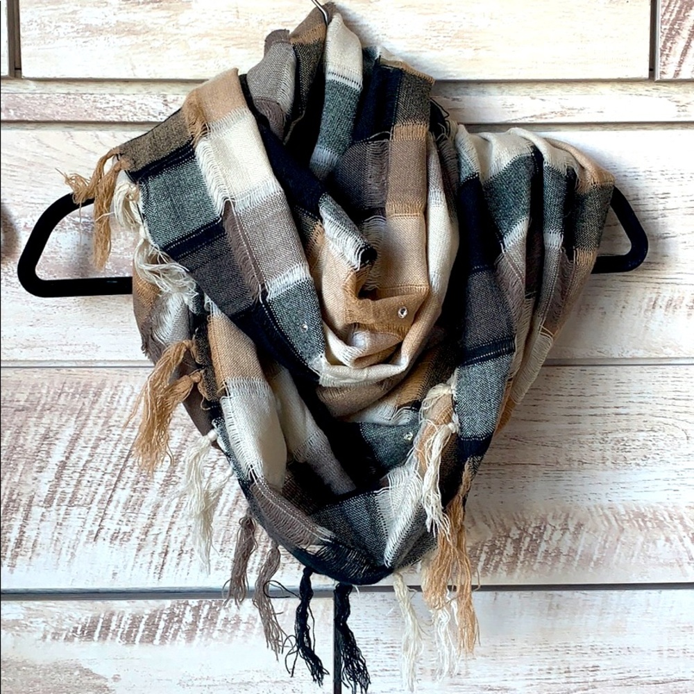 Rhinestone infinity scarf